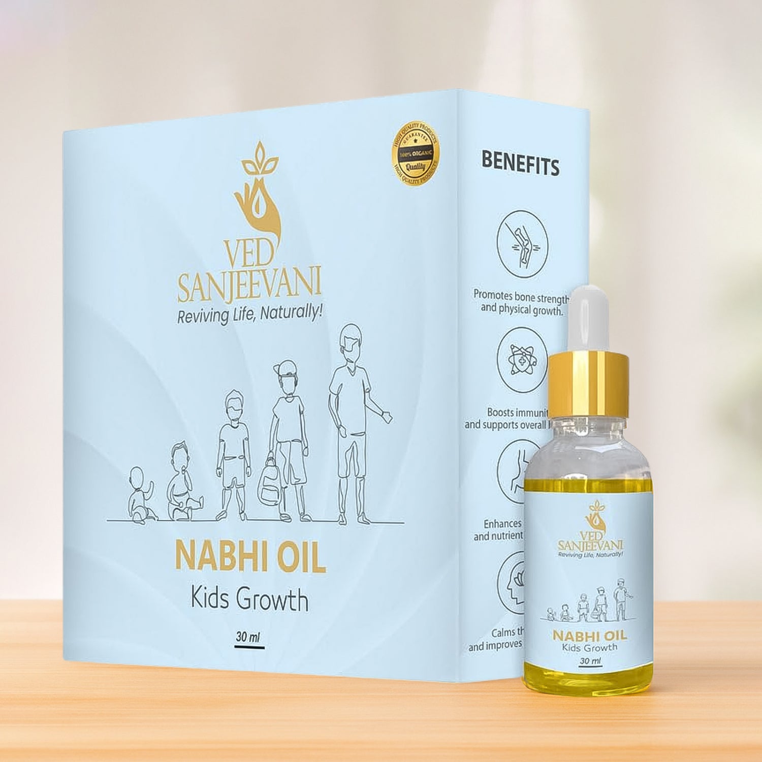 Ved Sanjeevani Nabhi Oil For Kids Growth (30ml  1 Pc) Ved Sanjeevani Nabhi Oil For Kids Growth (30ml  1 Pc)